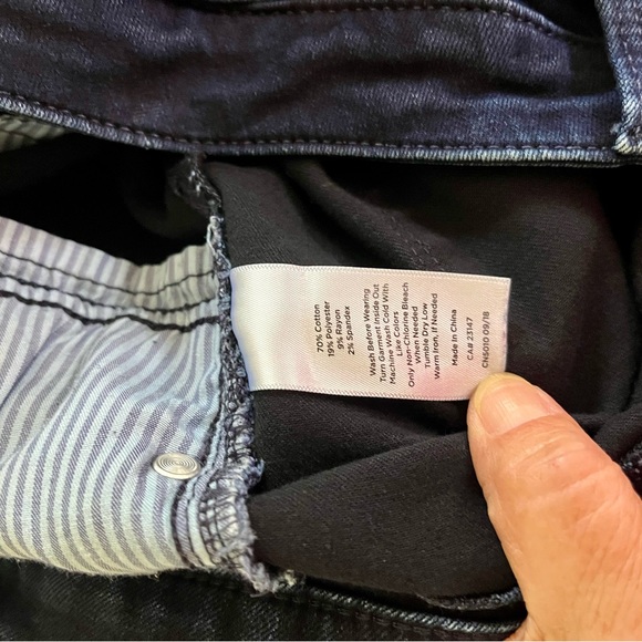 Talbots Flawless High-Waist Jegging Ankle Pants in Dark Navy Denim - Picture 4 of 5